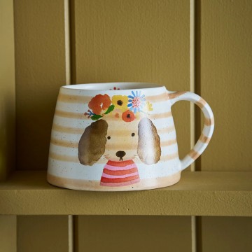 RGA x Carolyn Gavin | 4 Dogs and a Cat | Scout Mug